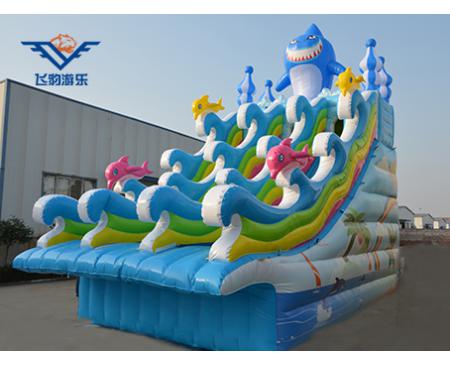 黑龍江海豚水上充氣滑梯
